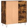 vidaXL Plattenschrank R&auml;uchereiche 84,5x38x89 cm Holzwerkstoff