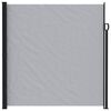 vidaXL Ausziehbares Seitenmarkise Grau 500 x 180 cm Polyester