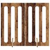 vidaXL Faltbarer Haustierzaun 2 stk. Eichenholz 100,5 x 38 x 90 cm