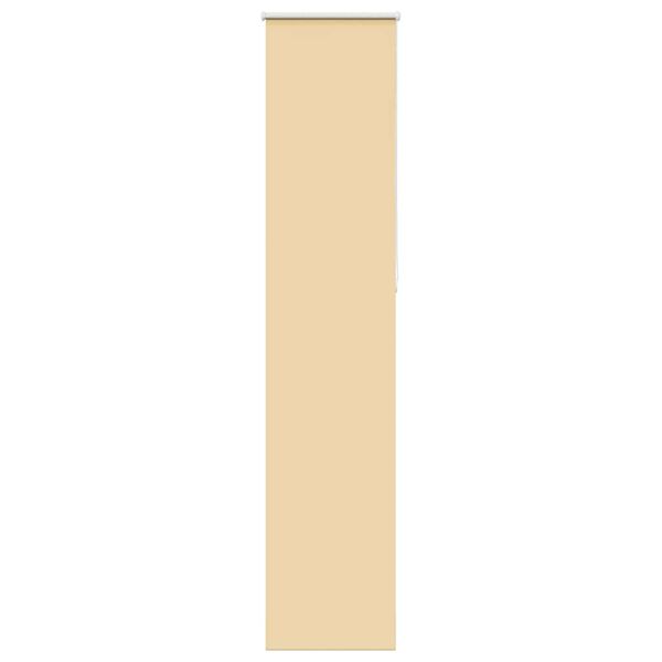 vidaXL Verdunkelungsrollo Beige 50x230cm Stoffbreite 45,7 cm Polyester