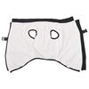 vidaXL Hundemantel mit Geschirr Schwarz L48 Fleece und Polyester