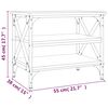 vidaXL Beistelltisch Braun Eichen-Optik 55x38x45 cm Holzwerkstoff