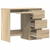 vidaXL Schreibtisch Sonoma-Eiche 90x45x76 cm Holzwerkstoff