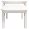 vidaXL 2-tlg. Couchtisch-Set Wei&szlig; Massivholz Kiefer