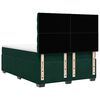 vidaXL Boxspringbett mit Matratze Dunkelgr&uuml;n 160x200 cm Samt