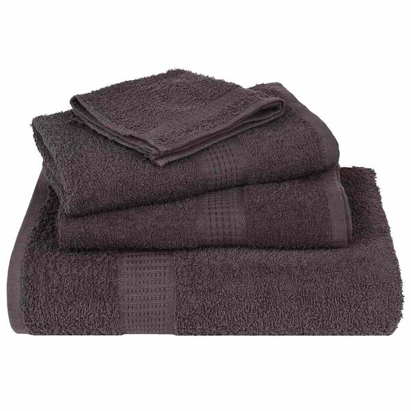 vidaXL G&auml;stet&uuml;cher FROGN 4 Stk. Anthrazit 30x50 cm 360 g/m&sup2;