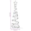 vidaXL LED Weihnachtsbaum mit Kugeln 120 LEDs Warmwei&szlig; 180 cm