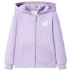 Kinder-Kapuzenpullover Lila 104