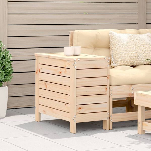 vidaXL Gartenhocker 62x31,5x52 cm Massivholz Kiefer