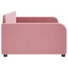 vidaXL Tagesbett Rosa 90x200 cm Samt