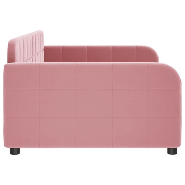vidaXL Tagesbett Rosa 90x200 cm Samt