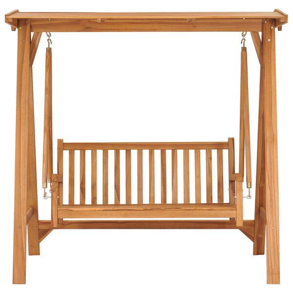 vidaXL Hollywoodschaukel 170 cm Massivholz Teak