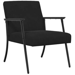 vidaXL Sessel Schwarz Samt