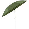 vidaXL Angel-Regenschirm Gelb-Armee 220 x 193 cm Oxford-Polyester