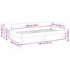 vidaXL Eckbettgestell Rosa 90 cm x 190 cm SamtundSperrholz