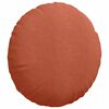 vidaXL Sitzkissen 2 pcs Rot-Orange &Oslash; 80 cm Cordstoff