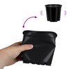 vidaXL Blumentopf 50 pcs Schwarz &Oslash; 15 x 13 cm Kunststoff