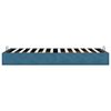 vidaXL Ottoman-Bett ohne Matratze Dunkelblau 90x200 cm Samt