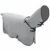 vidaXL Pferdedecke Hellgrau und Rosa Polyester