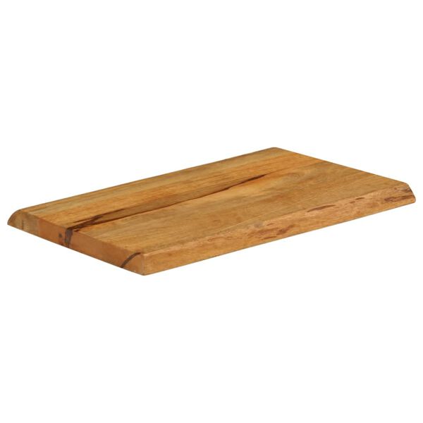 vidaXL Tischplatte mit Baumkante 70x40x3,8 cm Massivholz Mango