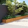 vidaXL Hochbeet 1152x50x36 cm Cortenstahl