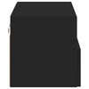 vidaXL TV-Wandschrank Schwarz 60x30x30 cm Holzwerkstoff
