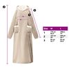 vidaXL Decken-Hoodie Beige M Fleece und Flanell