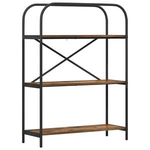 vidaXL B&uuml;cherregal 3 Ebenen 80 x 30 x 109 cm Holzwerkstoff