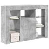vidaXL Eck-LED-TV-Schrank Beton Grau 100x40x68cm Holzwerkstoff