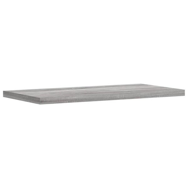 vidaXL Wandregale 4 Stk. Grau Sonoma 40x20x1,5 cm Holzwerkstoff