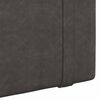 vidaXL H&auml;ngevorderseite Uni Schwarz 150 x 55 x 5 cm Antikes PU