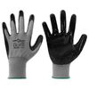 vidaXL Arbeitshandschuhe 12 pcs Grau und Schwarz 11 / XXL Polyester