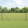 vidaXL Kettenzaun Grau 10 x 1,2 m Stahl