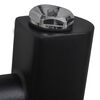 Handtuchheizk&ouml;rper Warmwasser Gerade Schwarz 600x764 mm