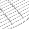 vidaXL Grillrost Silber 57 x 57 cm Edelstahl
