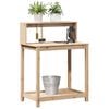 vidaXL Pflanztisch mit Ablagen 82,5x50x109,5 cm Massivholz Kiefer