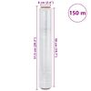 vidaXL Stretchfolie 2 Stk. Transparent 23 &mu;m 50 cm x 150 m