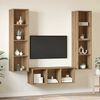 vidaXL TV-Schrankset Wandmontiert 3 pcs Artisan-Eiche Holzwerkstoff