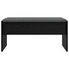 vidaXL Flurbank mit Kissen Schwarz Eichen-Optik 83 x 38 x 40 cm