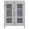vidaXL Sideboard Betongrau 69,5x34x90 cm Holzwerkstoff