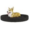 vidaXL Hundebett Schwarz 70x55x23 cm Pl&uuml;sch