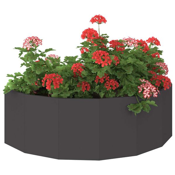 vidaXL Pflanzk&uuml;bel Schwarz 120 x 60 x 35 cm Stahl