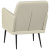 vidaXL Sessel Creme 61x78x80 cm Kunstleder