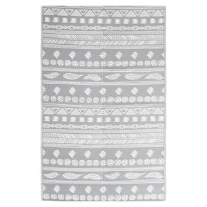 vidaXL Outdoor-Teppich ARAKIL Grau 160x230 cm PP