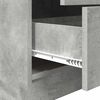 vidaXL Schreibtisch mit Schubladen 2 pcs Beton Grau
