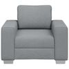 vidaXL Sofa Hellgrau 100 x 80 x 82 cm Stoff