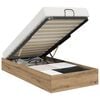 vidaXL Ottoman Bettgestell Artisan-Eiche 80,5 x 200 cm Holzwerkstoff