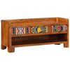 vidaXL Schuhbank Honigbraun 100 x 35 x 45 cm Akazienmassivholz