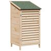 vidaXL Gartenschuppen Natur 59 x 56 x 113,5 cm Massivholz aus Fichte