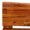 vidaXL Massivholzbett mit Baumkante Akazienholz 90 cm